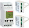 VEMER VE737300 SET PC RF8 - Set composto da 1 Centralina Controllo Carichi + 2 Attuatori Rx.16A a Radiofrequenza, Bianco