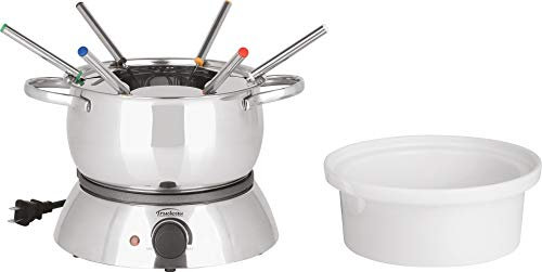 Trudeau Maison Alto 3-In-1 Electric Fondue Set-Silver