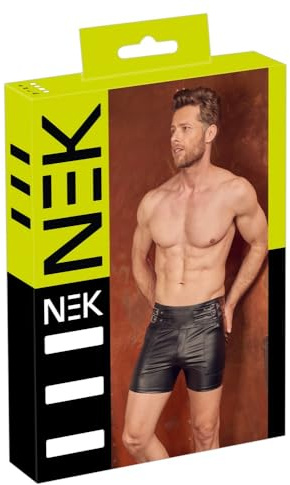 Nek Herren Hose Shorts Schwarz M