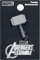 Thor Hammer Unisex Pin silver-coloured, Iron, zinc alloy,