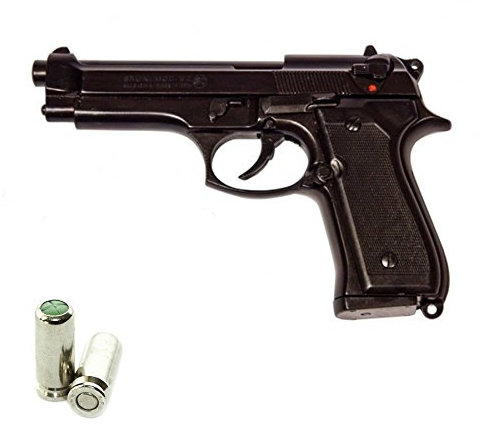 Pistola giocattolo a salve semiautomatica 92/98 cal. 8mm scacciacani