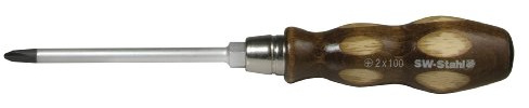 SW-Stahl 31003L Schraubendreher mit Kreuzschlitz I PH3 x 150 mm I Kreuz Schraubenzieher I Schraubendreher Werkzeug I PH Kreuzschraubenzieher