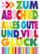 bsb A4 Karte zum Abschied - Karte zum Abschied Kollege & Kollegin mit Bunte Letter Motiv - kunstvolle Abschiedskarte Kollegen - Karte Rente Ruhestand & Jobwechsel