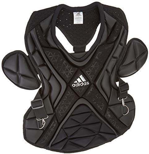 adidas S99092 PRO Series Baseball Catcher's Chest Protector Gen 2 Protective Gear, Black, Size 17