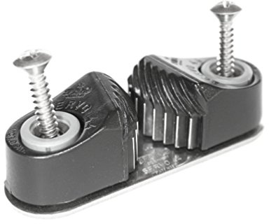 Versandbox24 1 Stück Servo Cleat Schotklemme Edelstahl Curryklemme Seilklemme Klemme Seil Schot Tauwerk bis 14 mm