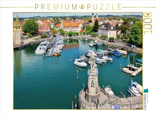 CALVENDO Puzzle Blick vom Leuchtturm | 1000 Teile Lege-Größe 64 x 48 cm Foto-Puzzle für glückliche Stunden
