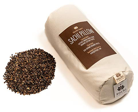 Sachi Organics Buckwheat Cylinder Neck Pillow