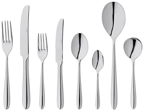 Stellar Winchester 44-Piece Quality Stainless Steel Cutlery Set for 6 People in Gift Box, Dishwasher Safe
