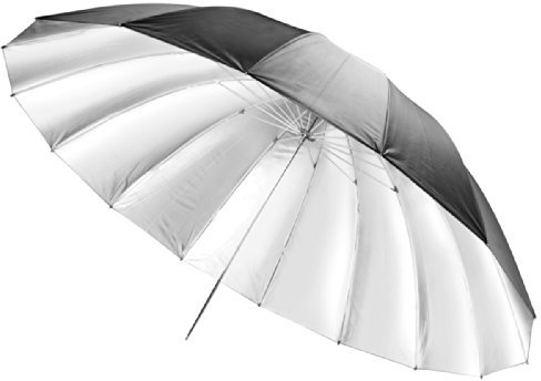 Walimex Pro Reflexschirm schwarz/silber, Durchmesser 180 cm