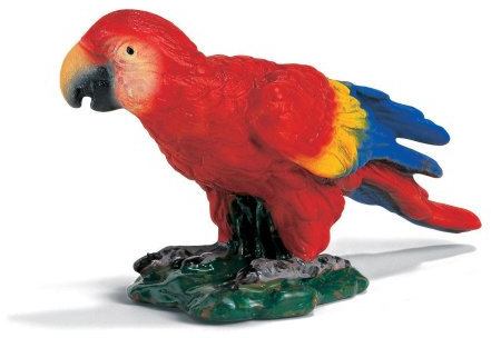 Schleich 14329 - Papagei rot