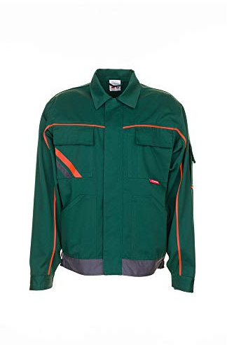 Planam 2412098 - Bund giacca visline v1, taglia 98, verde/arancio/ardesia