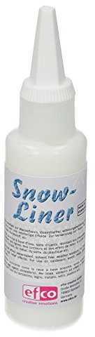 Schneefarbe/Snow-Liner 50 ml mit Glimmereffekt