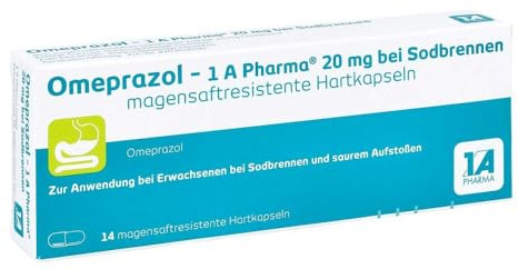 1A-Pharma Omeprazol 20 mg Kapseln, 14 St.