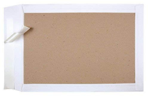 100 MAILmedia Papprückwand - Versandtaschen C4 ohne Fenster / weiß