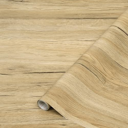 d-c-fix Möbel-Klebefolie Sanremo Eiche Sand, 90 cm x 15 m - abwaschbare und selbstklebende Deko-Folie für Küche, Schrank, Tisch & Fensterbank - modern & nachhaltig