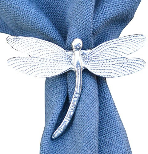 Schal-Ring Libelle. Hand gegossen von William Sturt aus Deutsch Zinn.