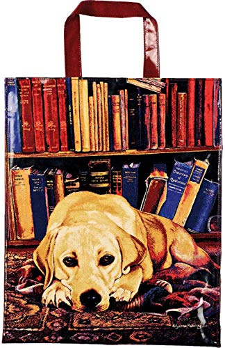 Ulster Weavers Schultertasche Tasche Library Dog Hund Bücher PVC