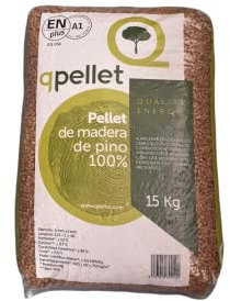 Prasco Saco de Pellets de Madera de Pino de 15 kg