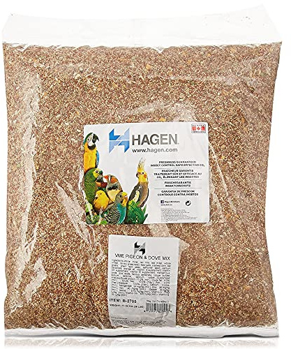 Hagen Pigeon & Dove Seed Mix with White Millet Bird Seed – Complete Bird Food for Pigeons & Doves – Premium Dust-Free Seed Blend with Vitamins & Minerals