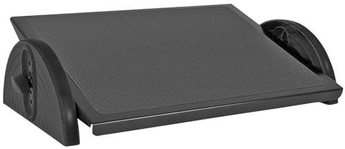 Wedo 2755001 Repose-pieds RELAX-STEEL réglable DIN 4556 Noir