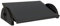 Wedo 2755001 Fußstütze Relax Steel, Stahlblech Trittplatte, höhenverstellbar in 5 Stufen, rutschfest, Gummifüße, GS geprüft, schwarz, 55 x 35 x 13 cm