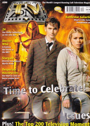 TV ZONE MAGAZINE BACK ISSUE #200 DOCTOR WHO - STARGATE - DESPERATE HOUSEWIVES