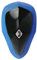 Diamond MMA Protective Athletic Groin Protector Cup w/Soft Rim - Shock Absorbent, No-Shift, Adult, Black, Diamond Blue