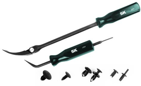 SK Hand Tool 6640 Plastic Body Clip and Rivet Removal Kit