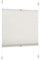Rapid Teck® Klemm Thermo Plissee 55cm x 130cm beige Blickdicht Faltrollo Jalousie Rollo ohne Bohren Klemmrollo Fertigplissee