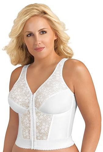 Exquisite Form Women's Original Longline Posture Bra #5107565, White, 36D
