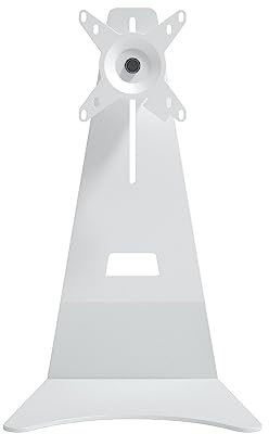 Dataflex Addit Monitor Stand 500 Weiß, höhenverstellbarer Monitorständer, Bildschirmerhöhung, für 1 Monitor bis 15 kg, kompatibel mit VESA MIS-D 75x75/100x100mm