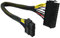 COMeap 24 Pines a 14 Pines Fuente de alimentación ATX Principal Poder Adaptador Trenzado con Mangas Cable para PC y servidores IBM Lenovo de 12 Pulgadas (30 cm)