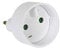 Debflex 701070 Adapter 10/16A, 3-fach,-eur), Weiß