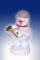 Rudolphs Schatzkiste Weihnachtsdekoration Schneemann mit Tuba Höhe 8cm NEU Schnee Eismann Winterfigur Winterdekoration Figur Holz Seiffen Erzgebirge Holz Dekoration Weihnachten