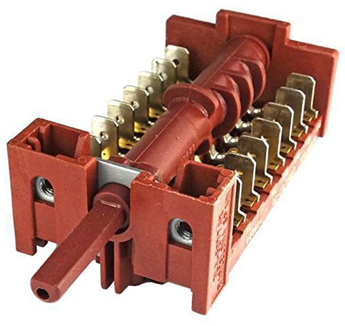 SPARES2GO Selector Switch Unit for Bush AE6BSS Oven/Cooker (Six Position)