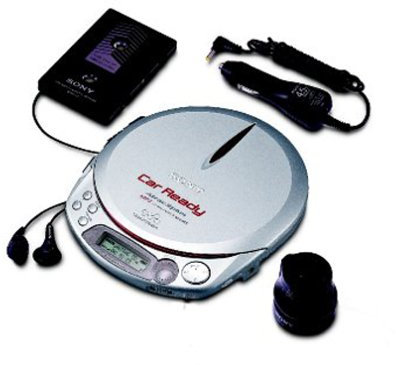 Sony D-NE518CK Silver ATRAC/MP3 Car Kit CD Walkman