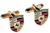 DesignTek Porsche Wappen-Manschettenknöpfe – WAP05014015