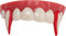 Party Pro- Dentier, 7395, Rouge, Taille Unique