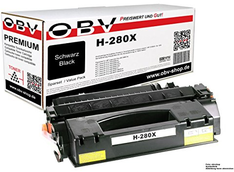 OBV Kompatibel Toner ersetzt HP CF280X 80x - 6900 Seiten schwarz