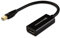 Cable Matters Mini DisplayPort to HDMI Adapter (Mini DP to HDMI) in Black - Thunderbolt and Thunderbolt 2 Port Compatible