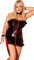Andalea Dessous Schwarze Wetlook Corsage Ester mit Spitze (54/56)