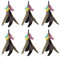 Highland Farms Select handgefertigt natur Feder Katzenspielzeug Da Bird, Minen, interaktives Spielzeug Katze und Kätzchen, Only 6 Packs Feather Cat Toys