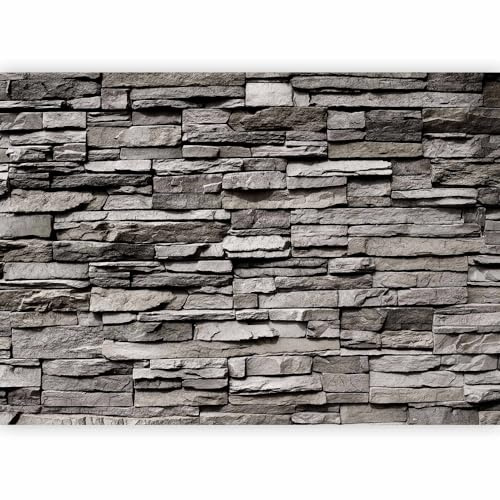 Fotomurales B&D XXL - Efecto Ladrillo 350x256 cm XXL Papel pintado tejido no tejido Decoración de Pared decorativos Murales moderna de Diseno Fotográfico Piedras optica Muro f-B-0043-a-a