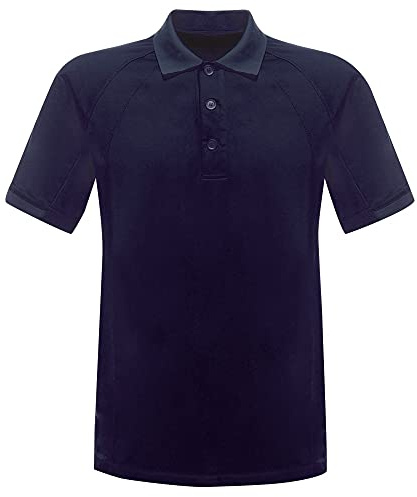 Regatta Professional Mens Coolweave Short Sleeve Polo Shirt (XL) (Navy)