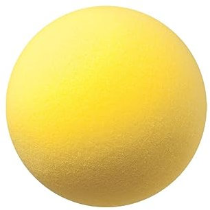 Champion Sports Uncoated Regular Density Foam Ball, Yellow, 8.5-Inch