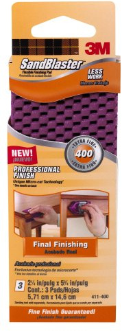 3 M SandBlaster Flexible acabado Pad