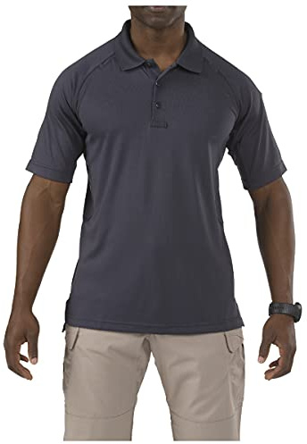 5.11 Tactical Men's Performance Short Sleeve Polo Shirt, Style 71049, Charcoal, Medium
