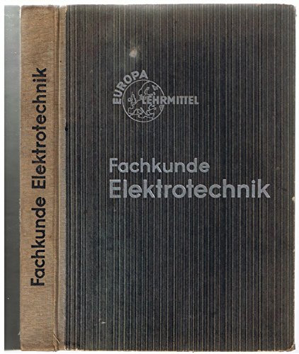 Fachkunde Elektrotechnik. Europa-Fachbuchreihe.
