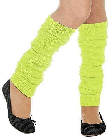 Strickstulpe, Neon-Grün
