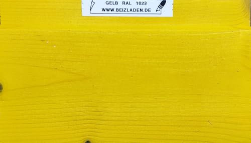 Beize Holzbeize Gelb 5000 ml RAL 1023 Grundpreis € 13,00 / l